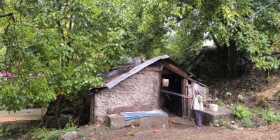 Tarihi değirmendeki yangını imam söndürdü