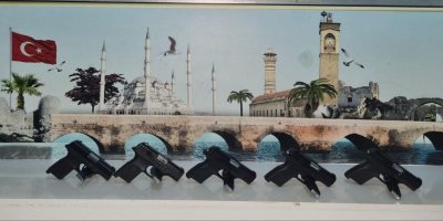 5 ruhsatsız tabanca yakalatan şüpheli tutuklandı