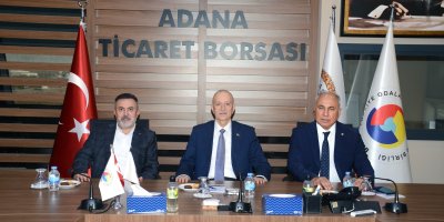 AK Parti Adana İl Başkanı Tamer Dağlı’dan, ATB Başkanı Şahin Bilgiç’e ziyaret