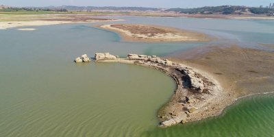 Sular çekilince ortaya çıkan 2 bin yıllık tarih: Augusta Antik Kenti