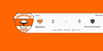 Adanaspor, gol gördü ama sonuç yine değişmedi...