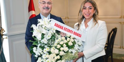 Adana Eczacı Odası'nın, yeni yönetiminden ziyaret turu