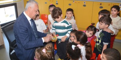 3-5 yaşındaki çocuklara, diş fırçalama teknikleri anlatıldı