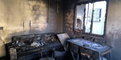 Adana'da yangın çıkan ev küle döndü