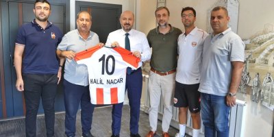 Spor ve sağlık buluştu: Adanaspor heyeti Halil Nacar’ı ziyaret etti
