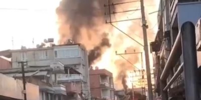 Adana'da tekstil atölyesinde yangın