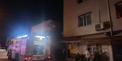 Kozan'da ikamet yangını: 4 kişi dumandan etkilendi
