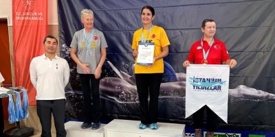 Adanalı yüzücüler Kırklareli’nde madalyalara ambargo koydu