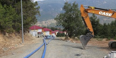 Pozantı Fındıklı’ya kesintisiz su için 3 kilometrelik yeni hat çalışması