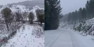 Adana’nın yüksek kesimlerinde mevsimin ilk karı yağdı