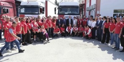 Adana’dan Gazze’ye insani yardım gönderildi