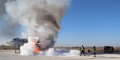 Çukurova Havalimanı'nda nefes kesen tatbikat: Uçak kazası senaryosu gerçeğini aratmadı