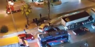 Otomobilin tıra arkadan çarpması saniye saniye görüntülendi