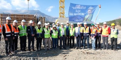 Pozantı’daki arıtma tesisi çalışmalarına Büyükşehir’den yerinde inceleme