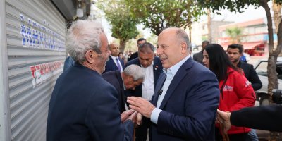 Başkan Demirçalı ve Başkan Vekili Geçer, Kozan Yolu esnafıyla buluştu