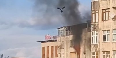 Adana'da apartmanın 6. katında çıkan yangın söndürüldü