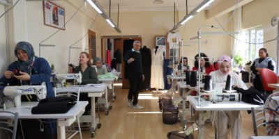 Kadınların hobisi aile destek merkezinde ekonomik gelire dönüştü