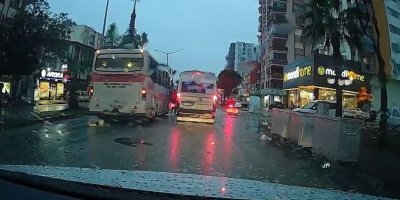 Yol verme kavgasında sürücülere ceza kesildi birinin ehliyetine de el konuldu