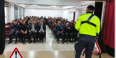 Saimbeyli’de lise öğrencilerine trafik güvenliği eğitimi verildi