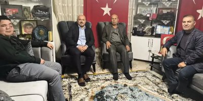 Halil Nacar’dan şehit polis Volkan Çay’ın ailesine ziyaret