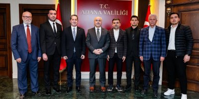 Sivil toplum temsilcilerinden Adana Valisi Köşger'e nezaket ziyareti