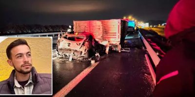 Ceyhan’da feci kaza: Otomobil tıra çarptı, 23 yaşındaki sürücü hayatını kaybetti