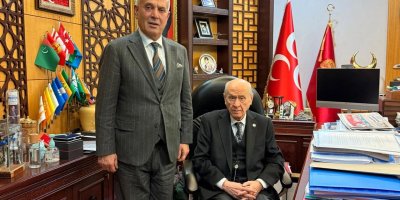 MHP Adana İl Başkanı Kanlı’dan Bahçeli’ye ziyaret