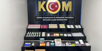 Adana’da 3 bin 264 kaçak ilaç ele geçirildi