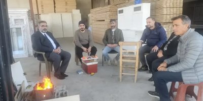 Yüreğir İlçe Müftüsü Süleyman Şahin, esnaf ziyaretlerinde birlik ve dayanışma mesajı verdi