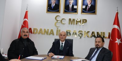 MHP Adana İl Başkanı Yusuf Kanlı, Büyükşehir Belediye Meclis Üyeleriyle kentin sorunlarını değerlendirdi