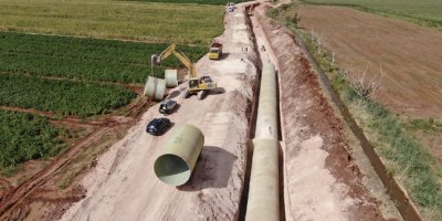 Yedigöze İmamoğlu Sulama Projesi’nde çalışmalar hızlandı