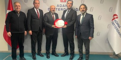 TSYD Adana Şubesi’nden defterdar Ahmet Balıkcı’ya ziyaret