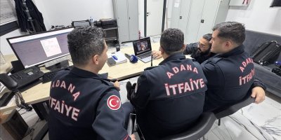 Adana itfaiyesi AA’nın “Yılın Kareleri” oylamasına katıldı