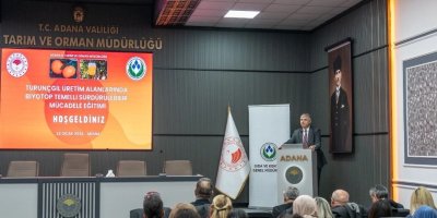 Adana’da turunçgil üretimi için sürdürülebilir mücadele eğitimi