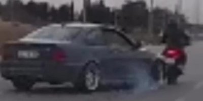 Drift yapan lüks otomobil sürücüsüne 58 bin 217 lira ceza kesildi