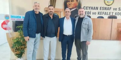 Ceyhan Kasaplar Esnaf Odası’nda Salih Akay yeniden başkan seçildi