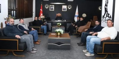 Kaportacılar Esnaf Odası Başkanı Çolak’tan AESOB Başkanı Göger’e ziyaret