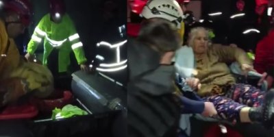 Yağmur sonrası su basan evlerde mahsur kalanlar kurtarıldı