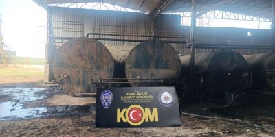Adana'da 115 bin litre kaçak akaryakıt ele geçirildi