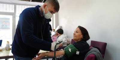 Çukurova'da Emeklilere sağlık taraması