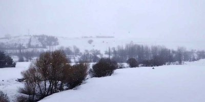 Tufanbeyli'de kar yağışı etkili oldu