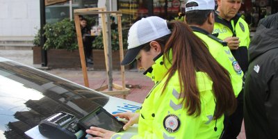 Dronla takip edilen sürücülere 159 bin TL ceza uygulandı