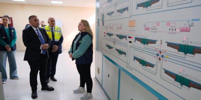 Başkan Vekili Geçer’den Çatalan İçme Suyu Arıtma Tesisi’ne ziyaret