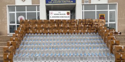 Adana'da 3 bin litre sahte alkol ele geçirildi
