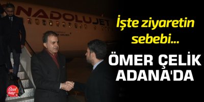 Ömer Çelik Adana'da