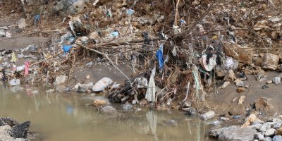 Selin ardından oluşan plastik atıklar dikkat çekti