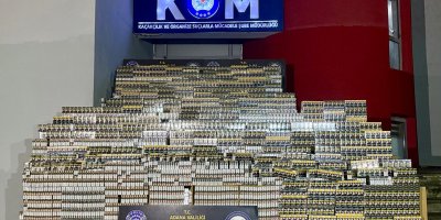 Adana'da 82 bin paket kaçak sigara ele geçirildi