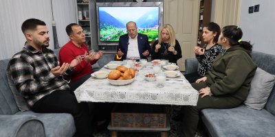 Başkan Demirçalı İftarda Ateş Ailesinin Misafiri Oldu