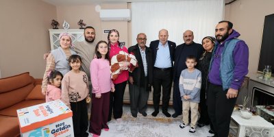 ‘Hoş Geldin Bebek' projesiyle 5 bin 300 ailenin mutluluğuna ortak oldular