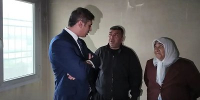 Kaymakam Mehmet Aksu’dan şehit annesine destek ziyareti